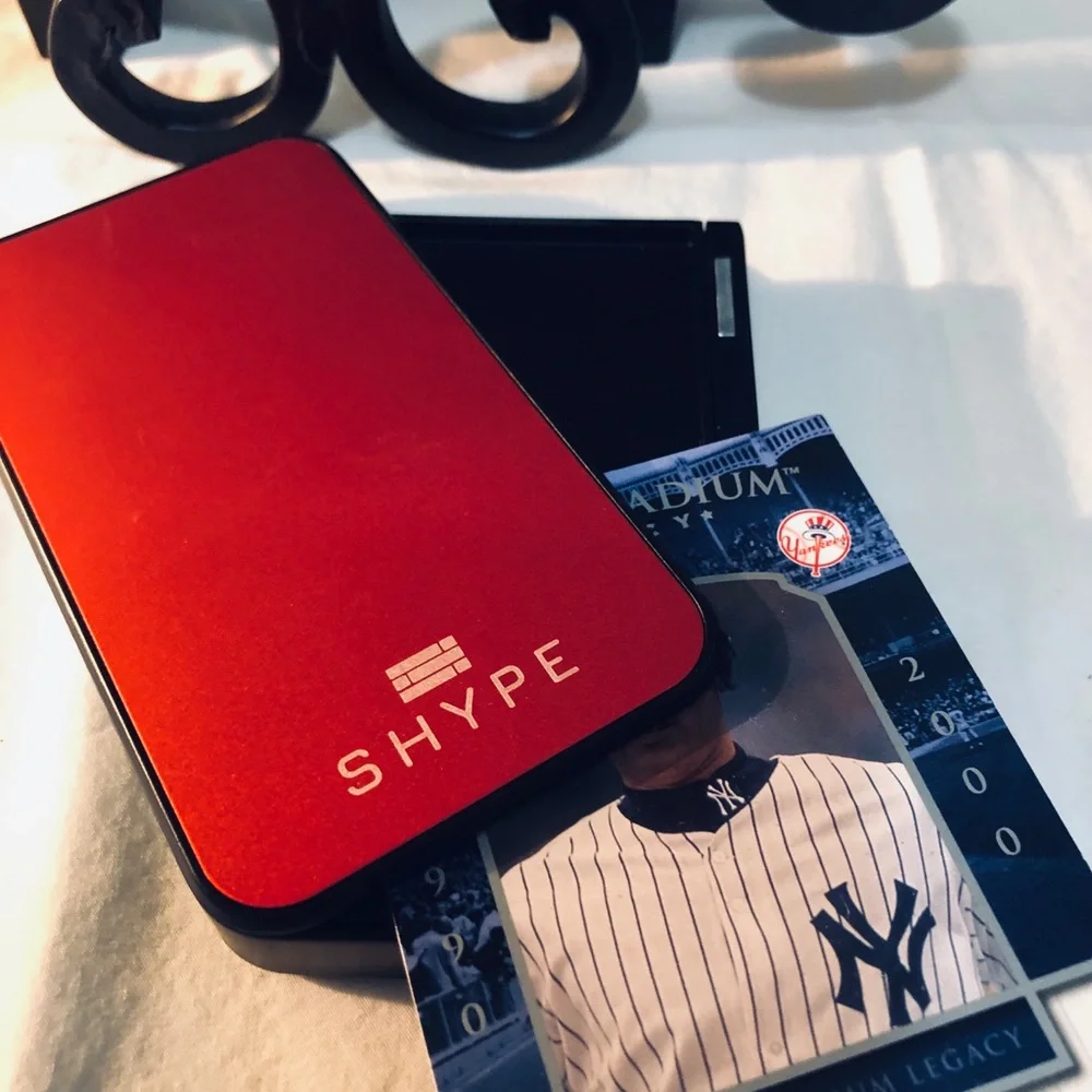 Shype Red Money Clip Card Holder